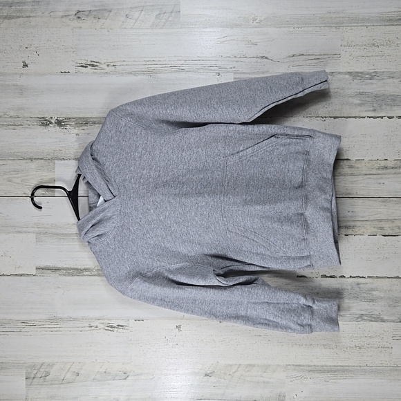 3/$15 port and company gray core fleece hoodie kids size medium - Picture 1 of 4